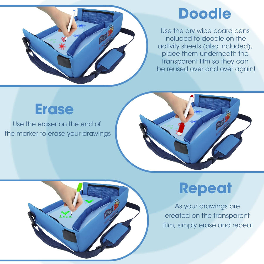 KeepEmQuiet®️ Travel Activity Tray.