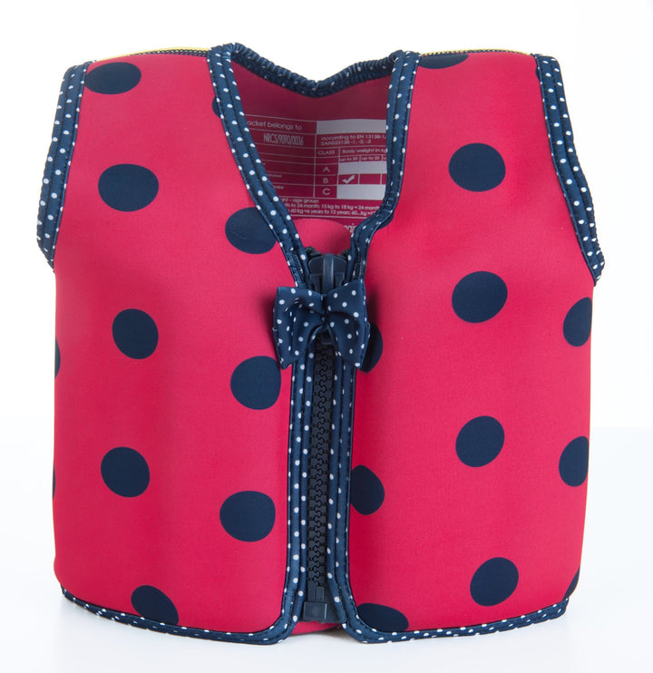 Konfidence Swim Jacket - Ladybird - KeepEmQuiet