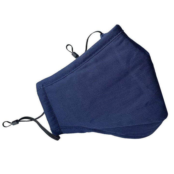 Adult & Teen Multilayered Face Mask - Navy.