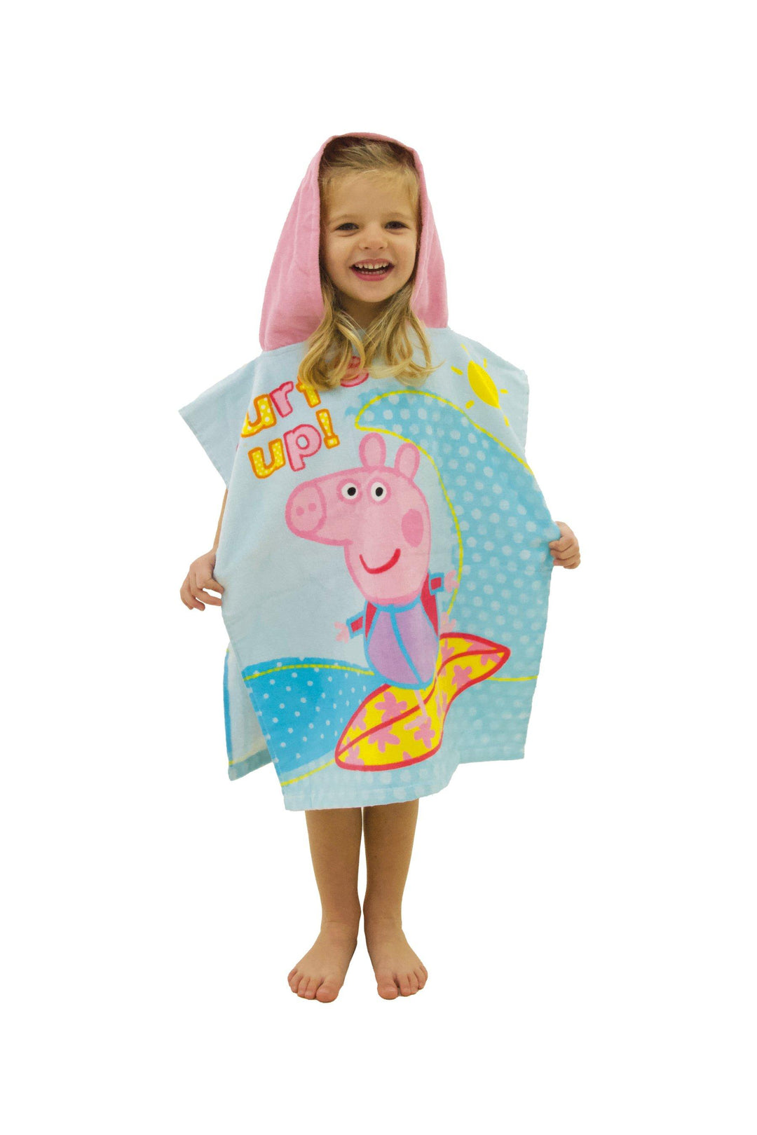 Peppa Pig Hooded Poncho Towel.